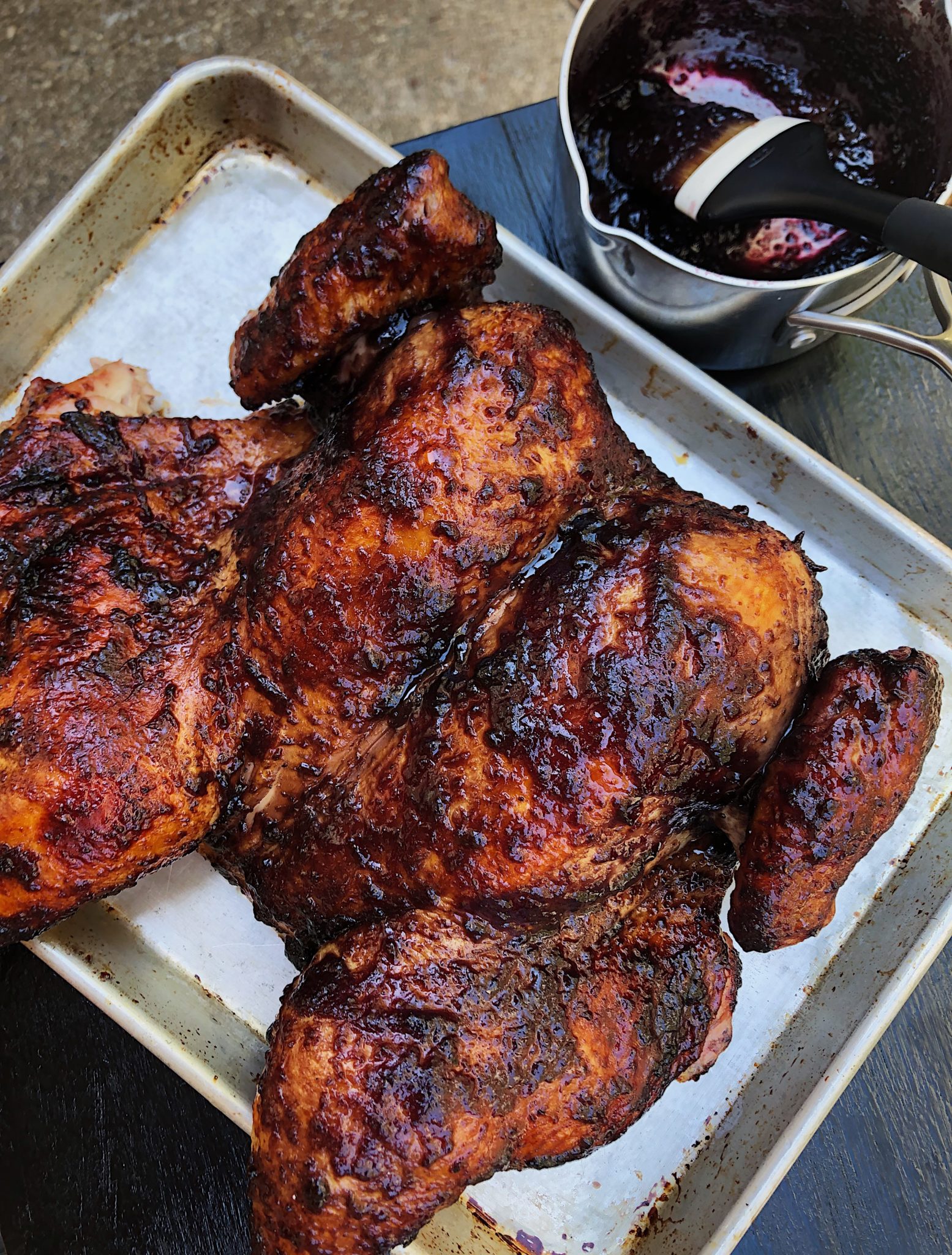 Summer Recipes - Blueberry Glazed Chicken