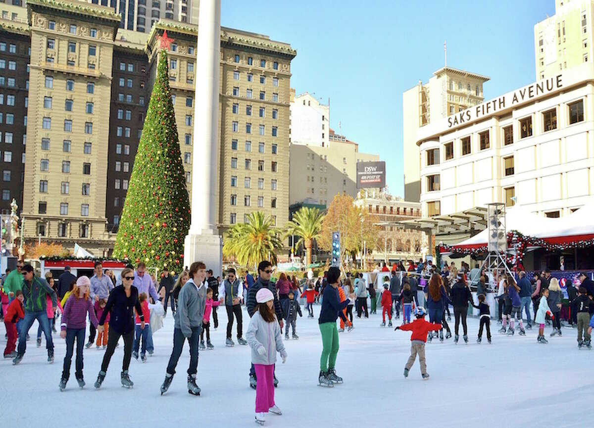 Union square ice rink Painted Ladies: Artisan Brunch tour