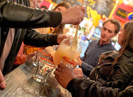 cocktails in the castro food tour copyright Stretchy Pants Food Tours