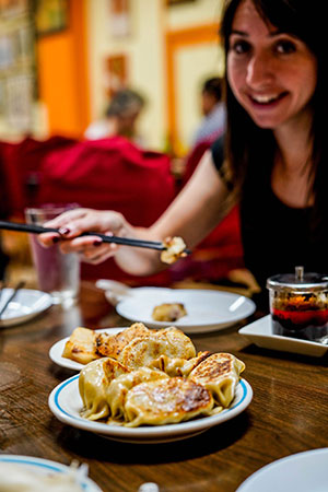 Enjoying Dim Sum in San Francisco with Stretchy Pants food tours
