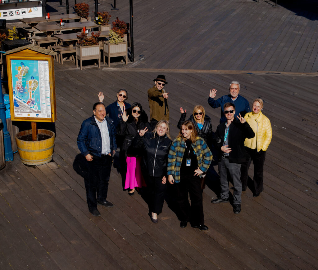 Group selfie on a team building food tours in San Francisco